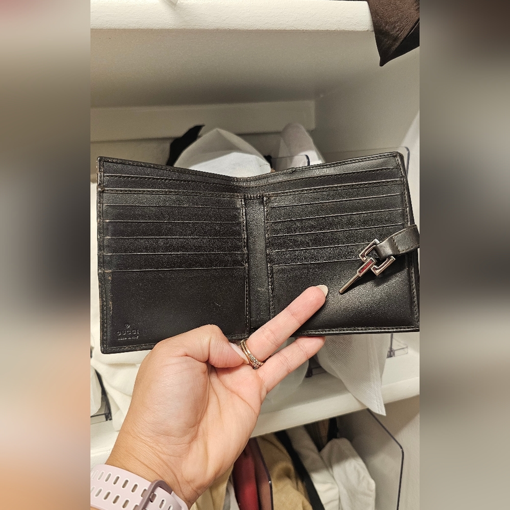 Gucci Brown and Green Wallet - Picture 4 of 6